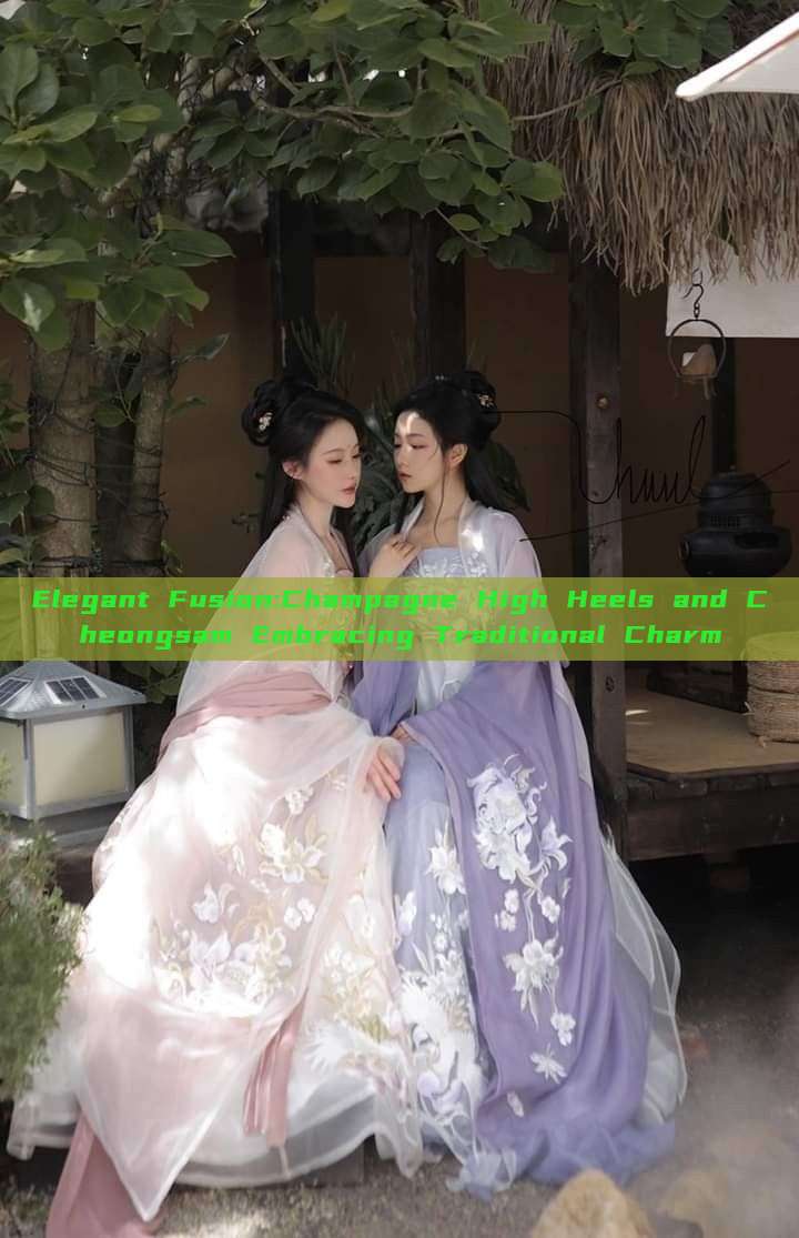 Elegant Fusion:Champagne High Heels and Cheongsam Embracing Traditional Charm Elegant Fusion:Champagne High Heels and Cheongsam Embracing Traditional Charm