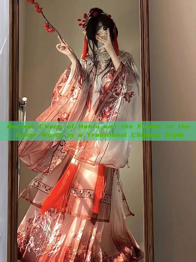 Ancient Charm of Hanfu and the Flower of the Other World in a Traditional Chinese Style