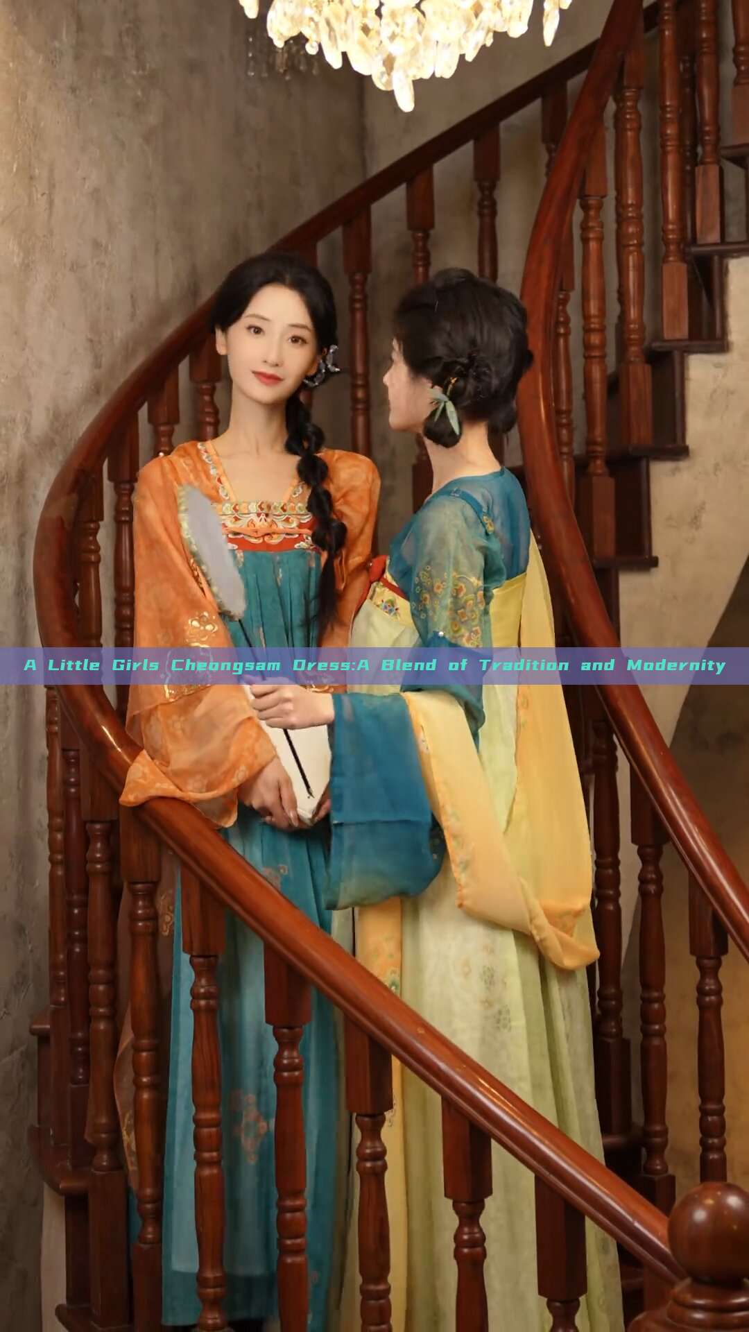 A Little Girls Cheongsam Dress:A Blend of Tradition and Modernity