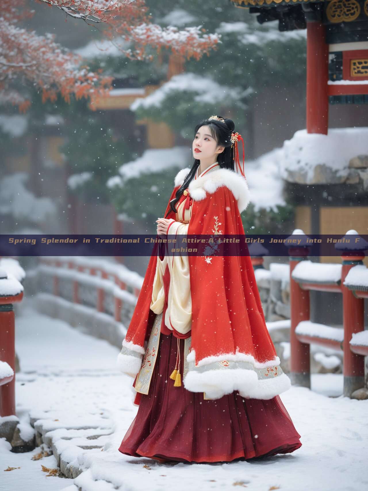 Spring Splendor in Traditional Chinese Attire:A Little Girls Journey into Hanfu Fashion