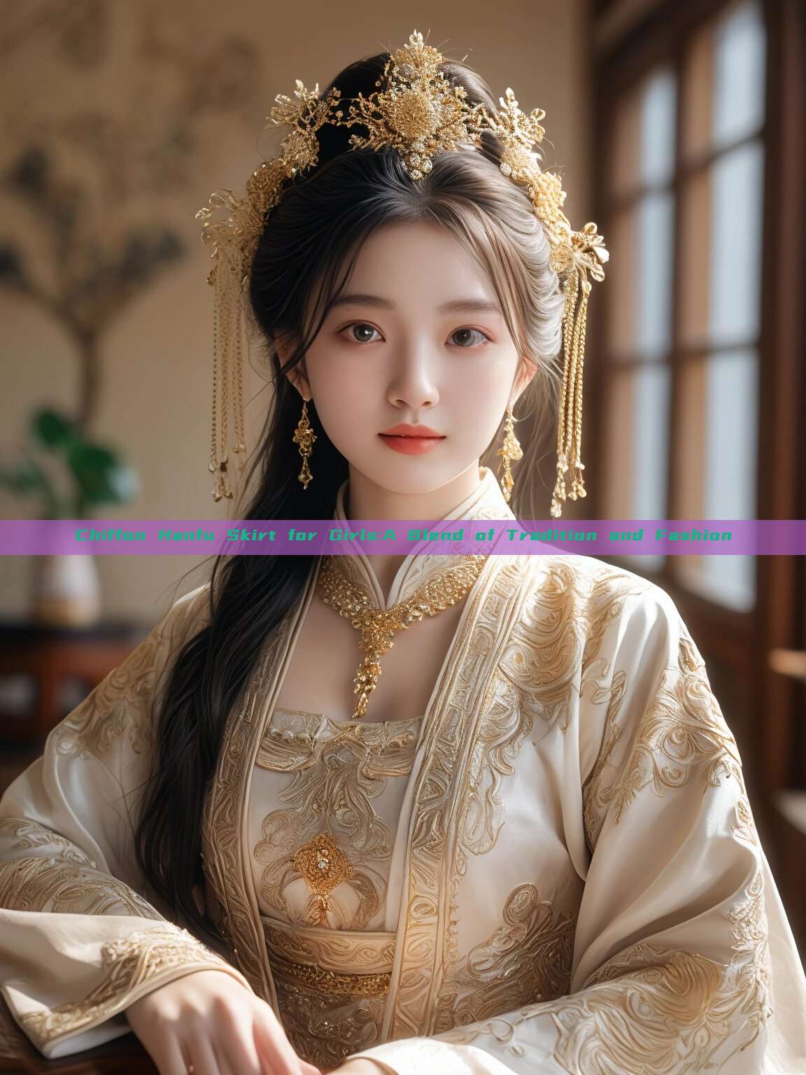 Chiffon Hanfu Skirt for Girls:A Blend of Tradition and Fashion