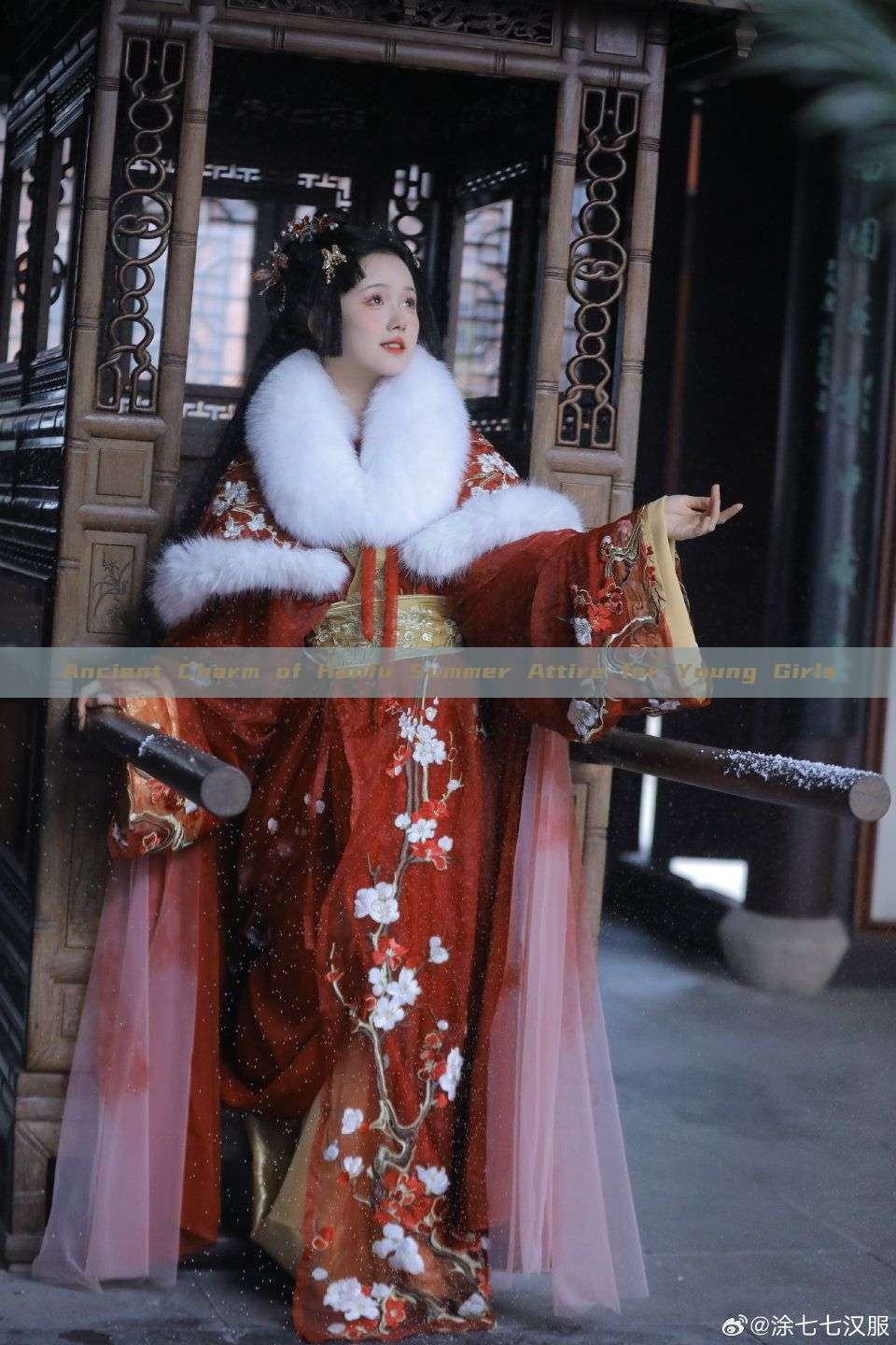 Ancient Charm of Hanfu Summer Attire for Young Girls