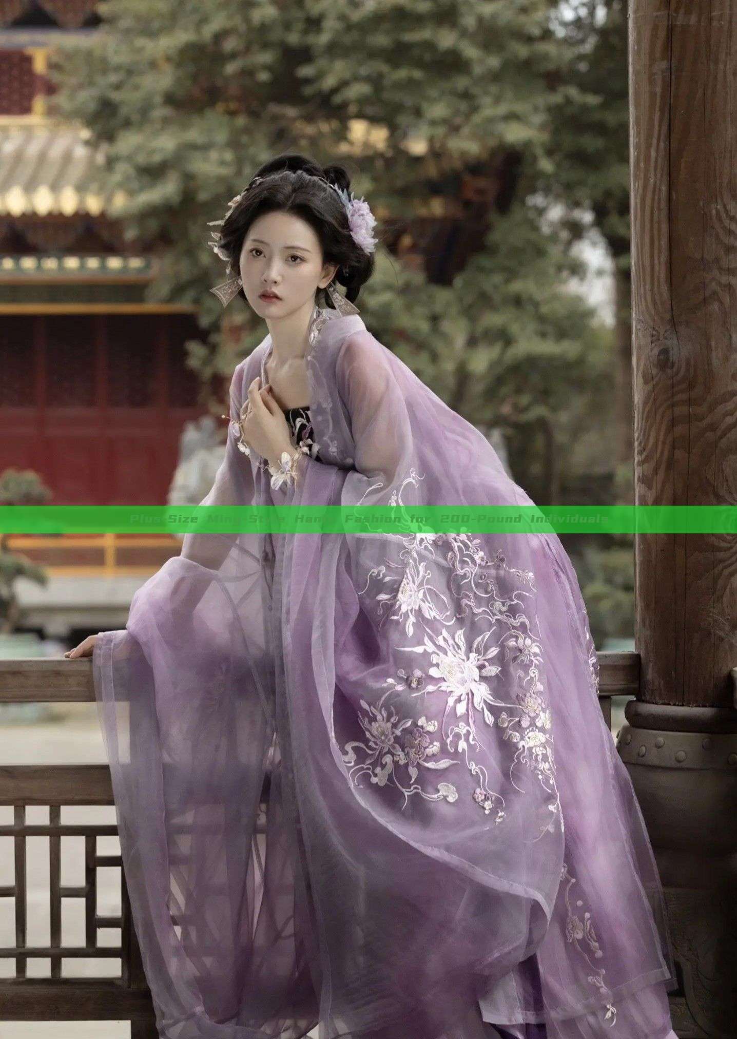 Plus-Size Ming-Style Hanfu Fashion for 200-Pound Individuals Plus-Size Ming-Style Hanfu Fashion for 200-Pound Individuals