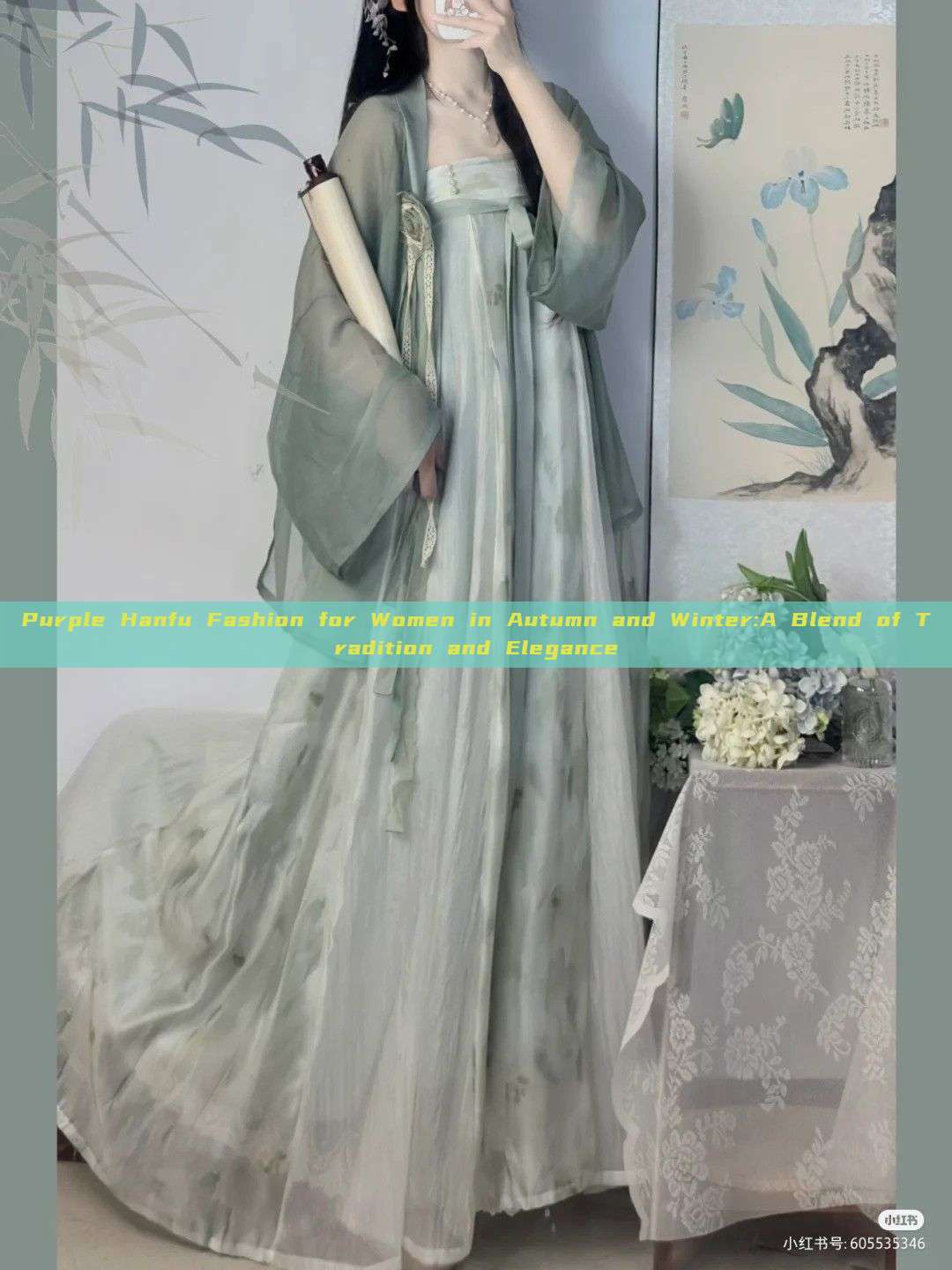 Purple Hanfu Fashion for Women in Autumn and Winter:A Blend of Tradition and Elegance