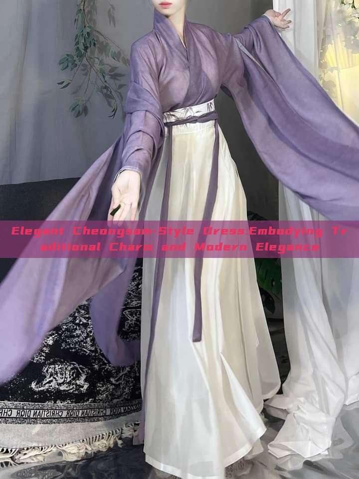Elegant Cheongsam-Style Dress:Embodying Traditional Charm and Modern Elegance