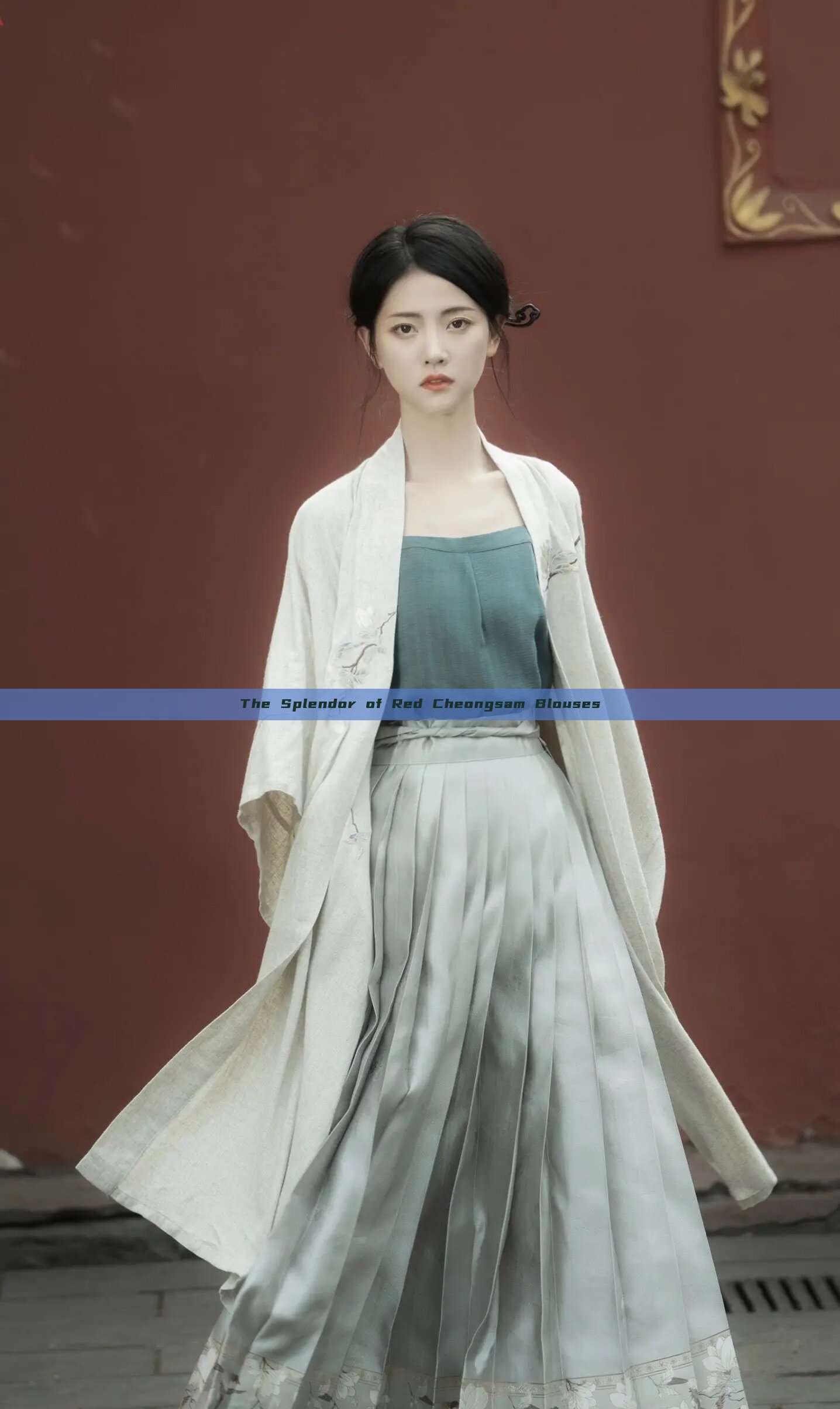 The Splendor of Red Cheongsam Blouses