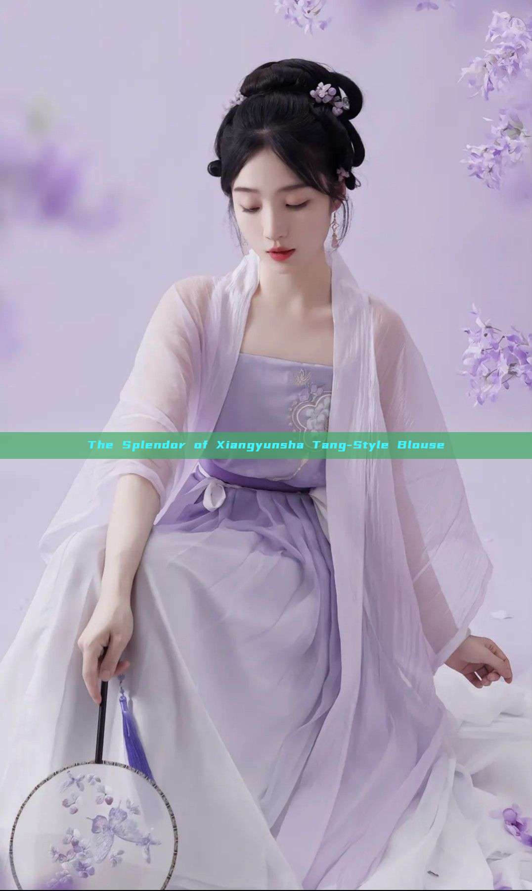 The Splendor of Xiangyunsha Tang-Style Blouse