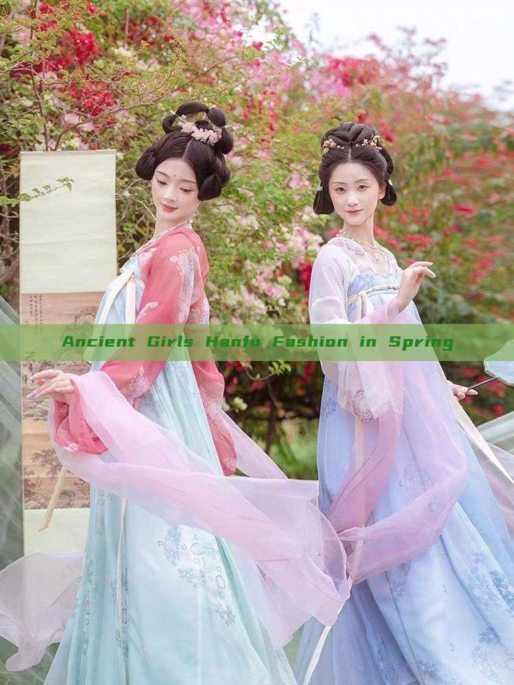 Ancient Girls Hanfu Fashion in Spring