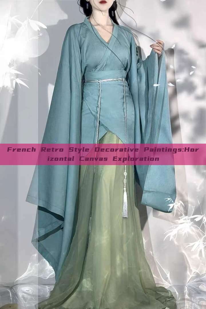 French Retro Style Decorative Paintings:Horizontal Canvas Exploration French Retro Style Decorative Paintings:Horizontal Canvas Exploration