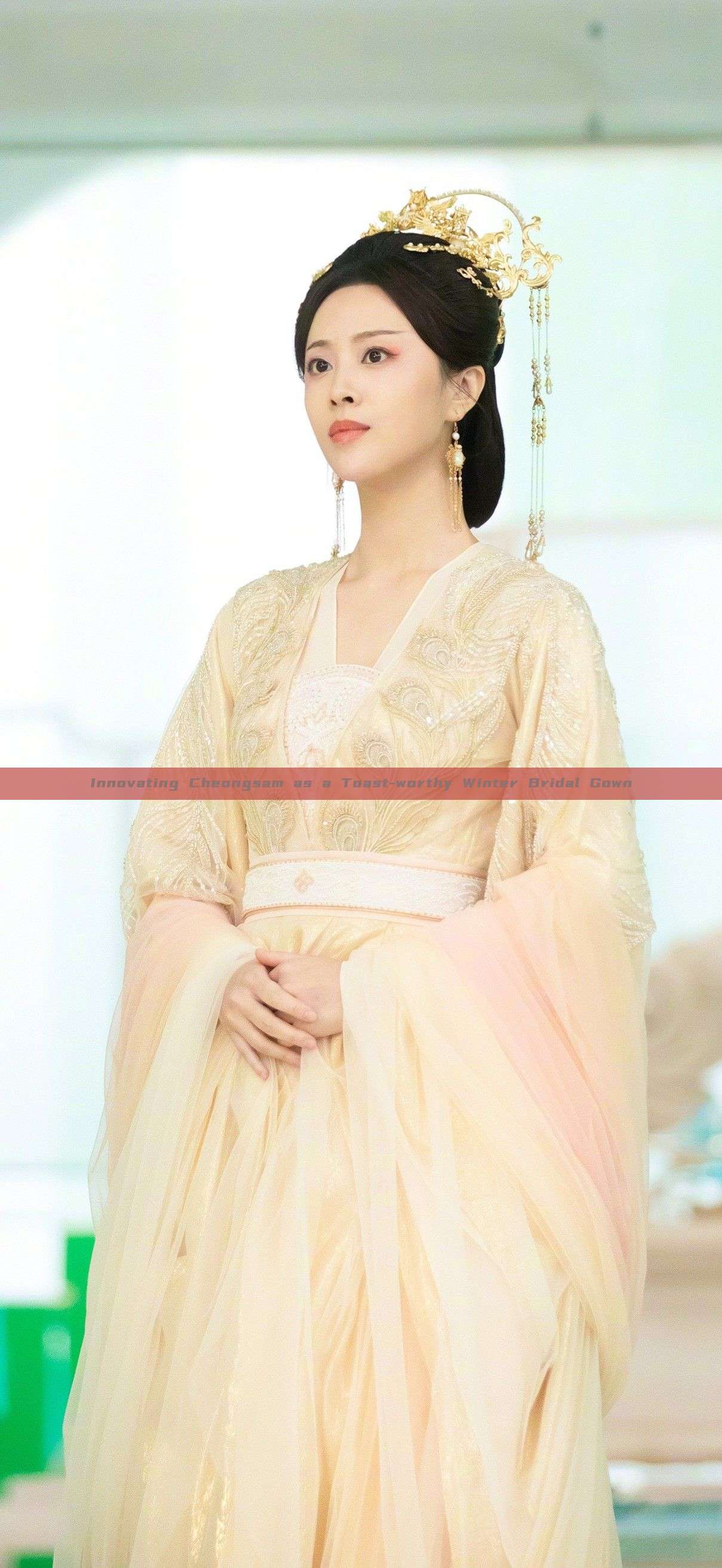Innovating Cheongsam as a Toast-worthy Winter Bridal Gown