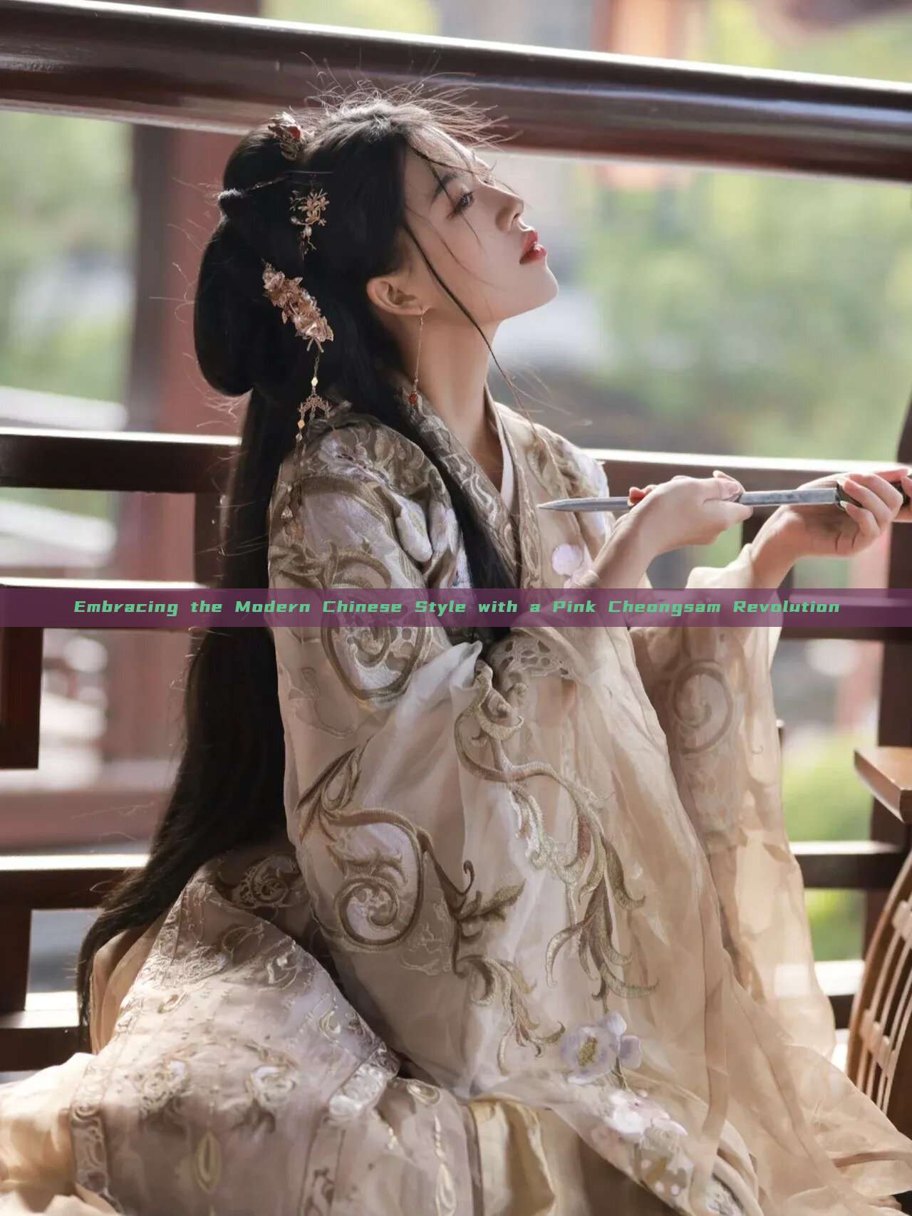 Embracing the Modern Chinese Style with a Pink Cheongsam Revolution