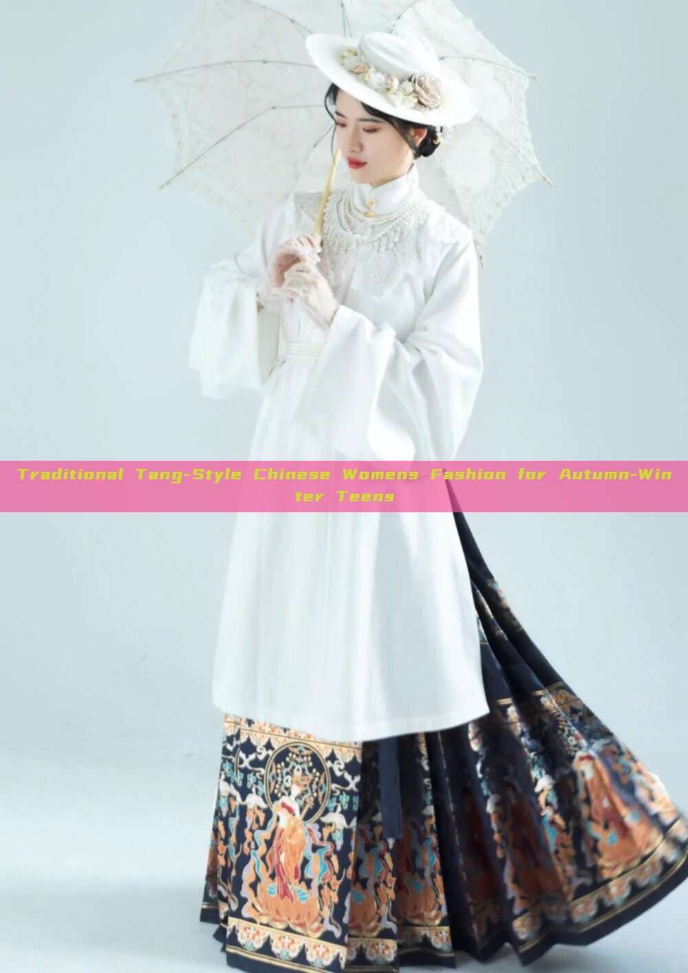Traditional Tang-Style Chinese Womens Fashion for Autumn-Winter Teens
