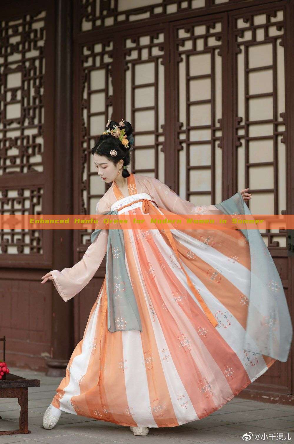Enhanced Hanfu Dress for Modern Women in Summer