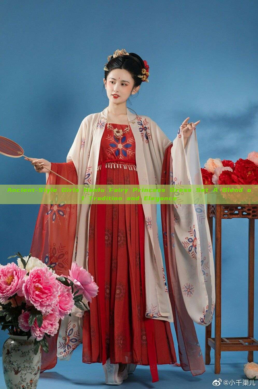Ancient-Style Girls Hanfu Fairy Princess Dress Set A Blend of Tradition and Elegance Ancient-Style Girls Hanfu Fairy Princess Dress Set A Blend of Tradition and Elegance