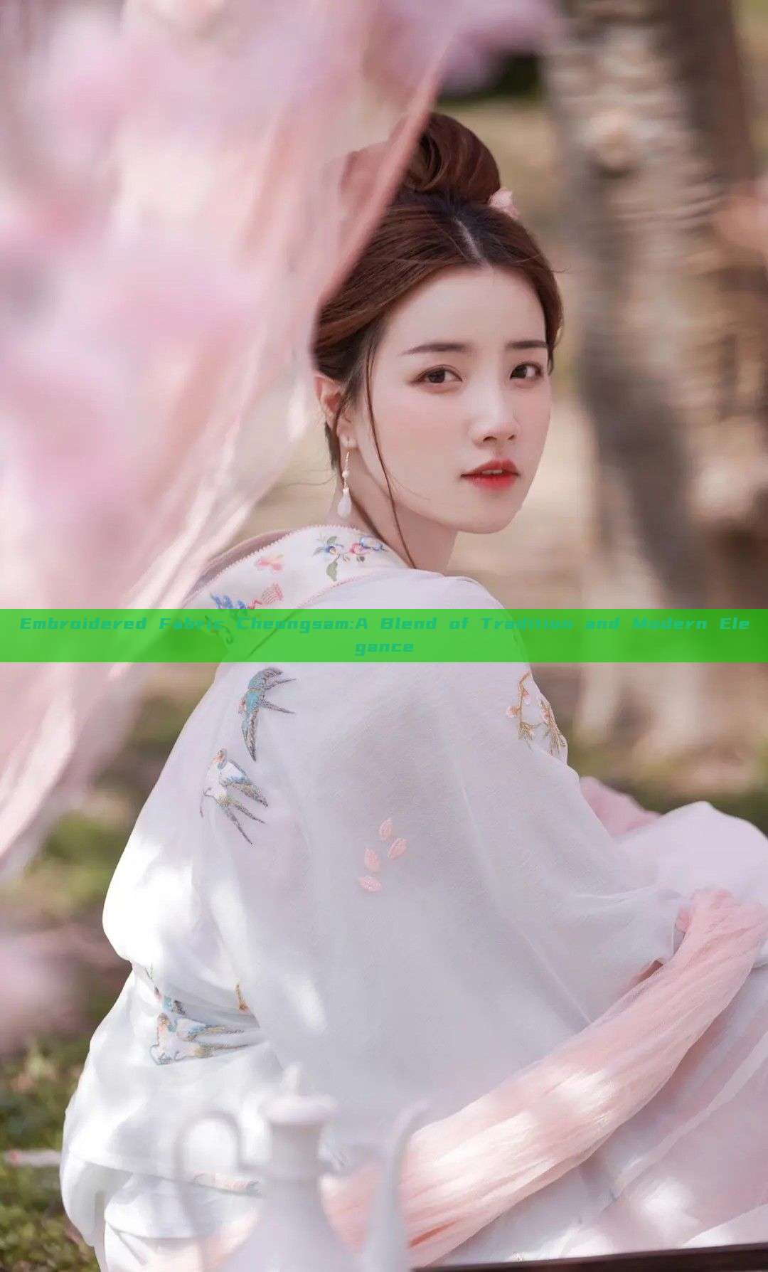 Embroidered Fabric Cheongsam:A Blend of Tradition and Modern Elegance Embroidered Fabric Cheongsam:A Blend of Tradition and Modern Elegance