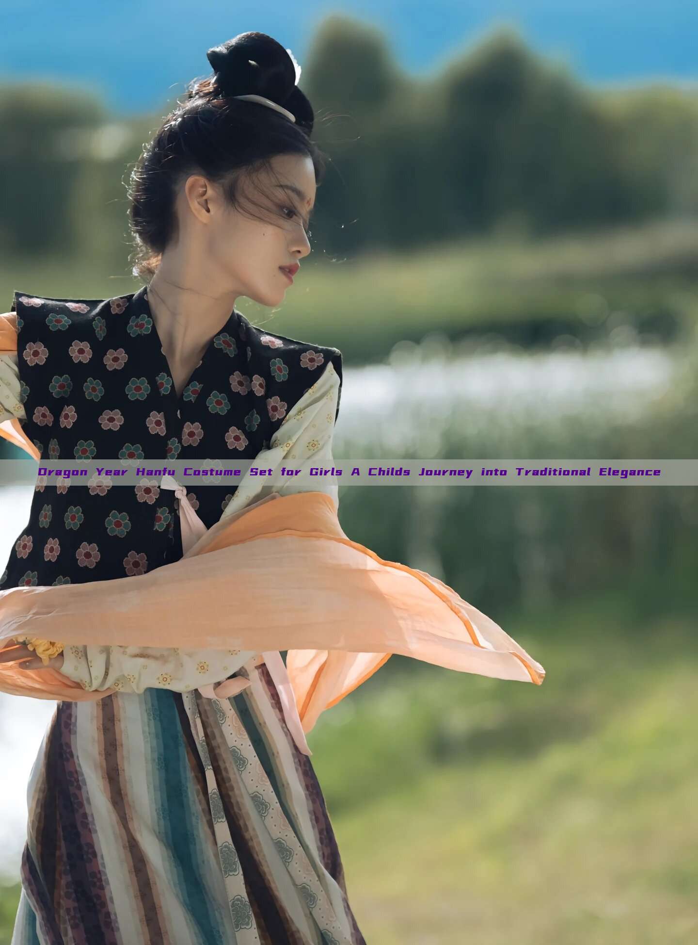 Dragon Year Hanfu Costume Set for Girls A Childs Journey into Traditional Elegance