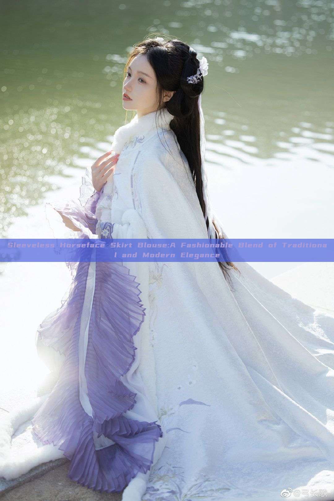 Sleeveless Horseface Skirt Blouse:A Fashionable Blend of Traditional and Modern Elegance