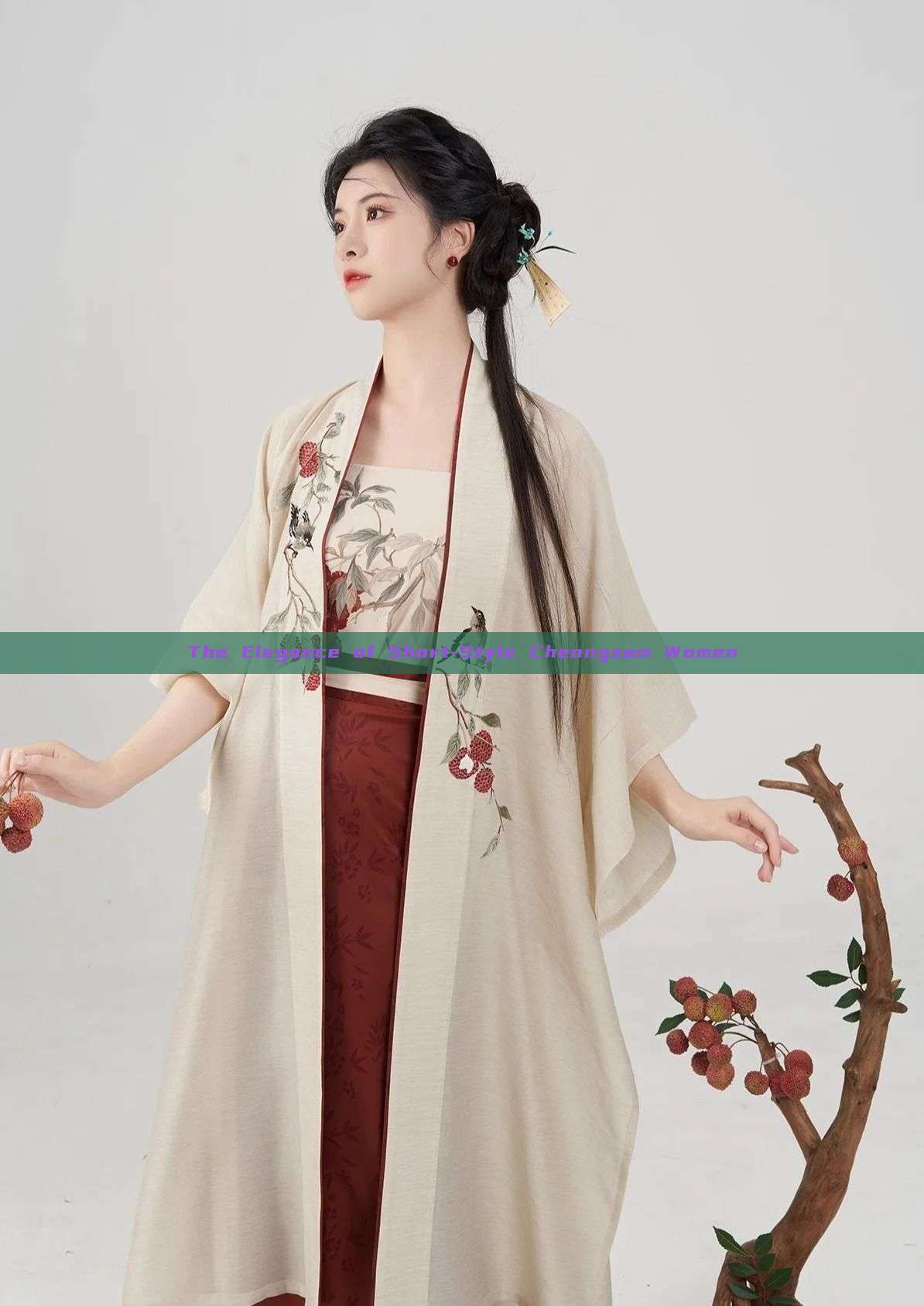 The Elegance of Short-Style Cheongsam Women