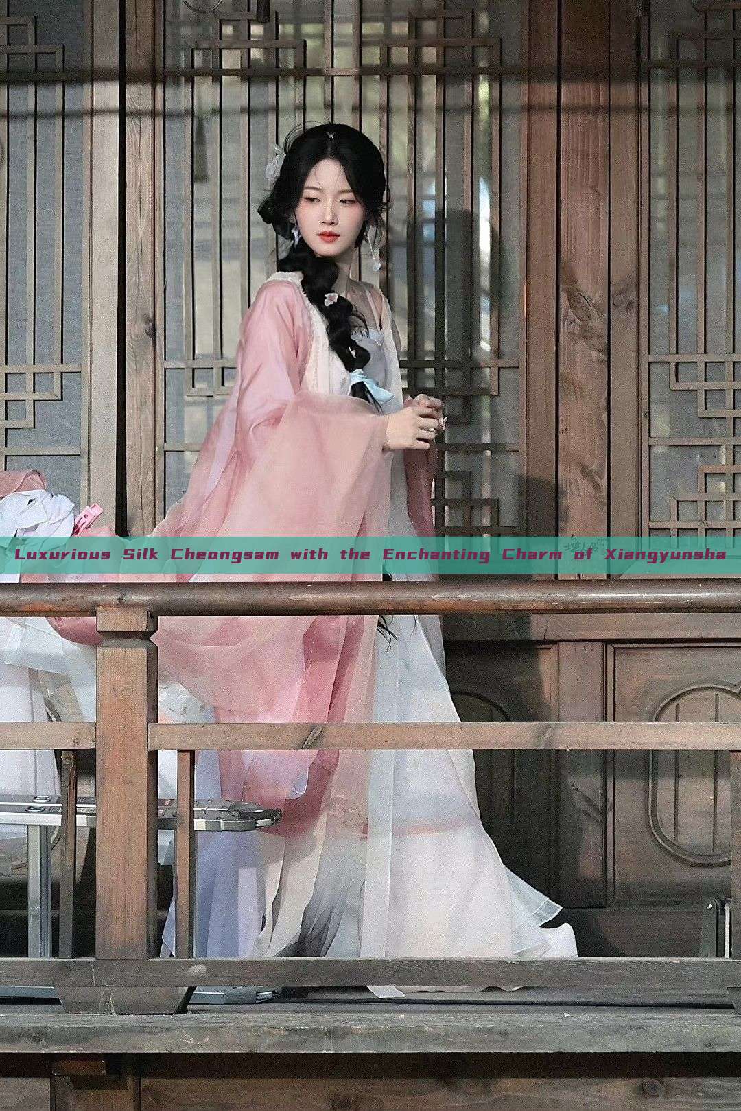Luxurious Silk Cheongsam with the Enchanting Charm of Xiangyunsha