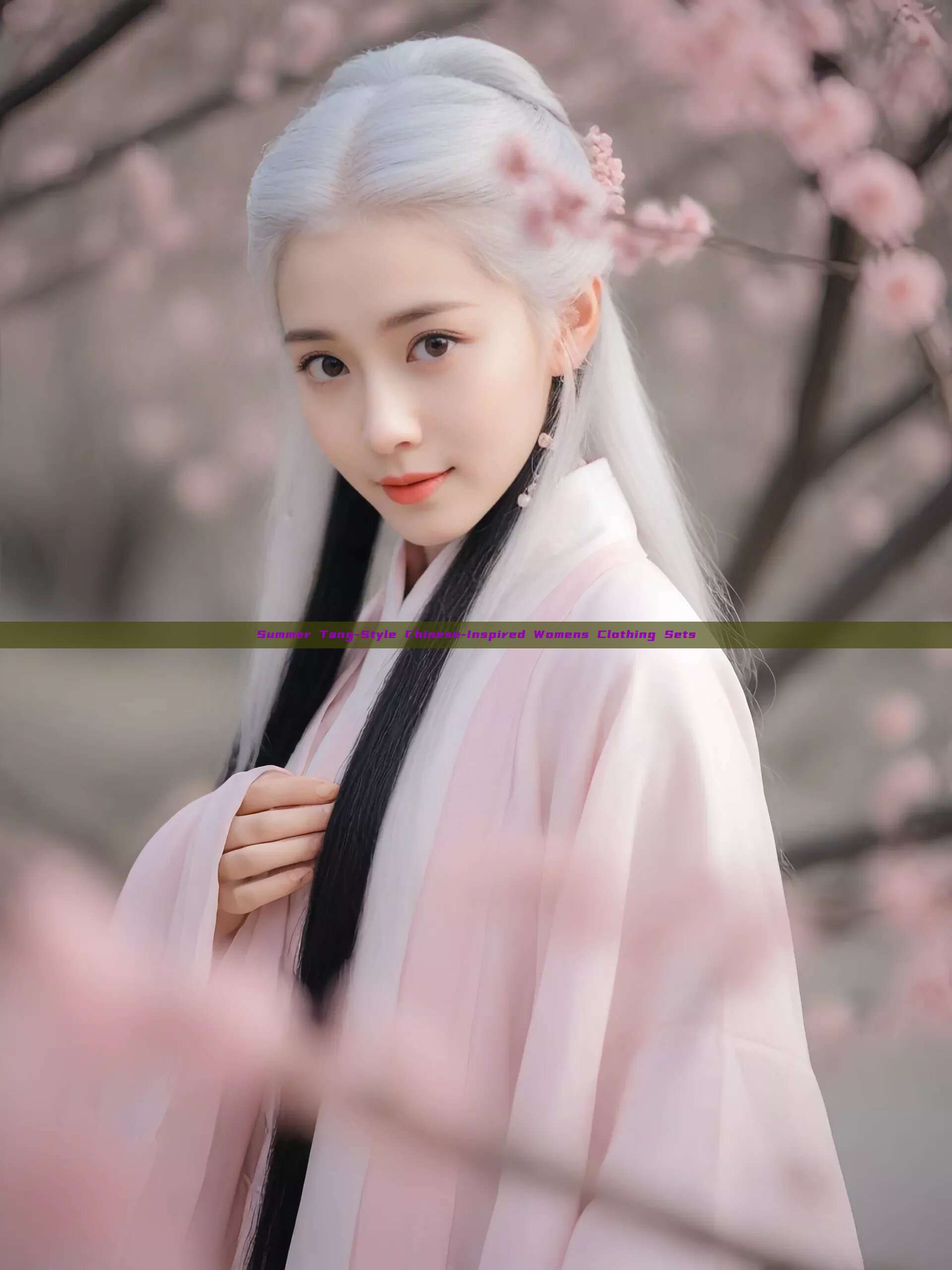 Summer Tang-Style Chinese-Inspired Womens Clothing Sets