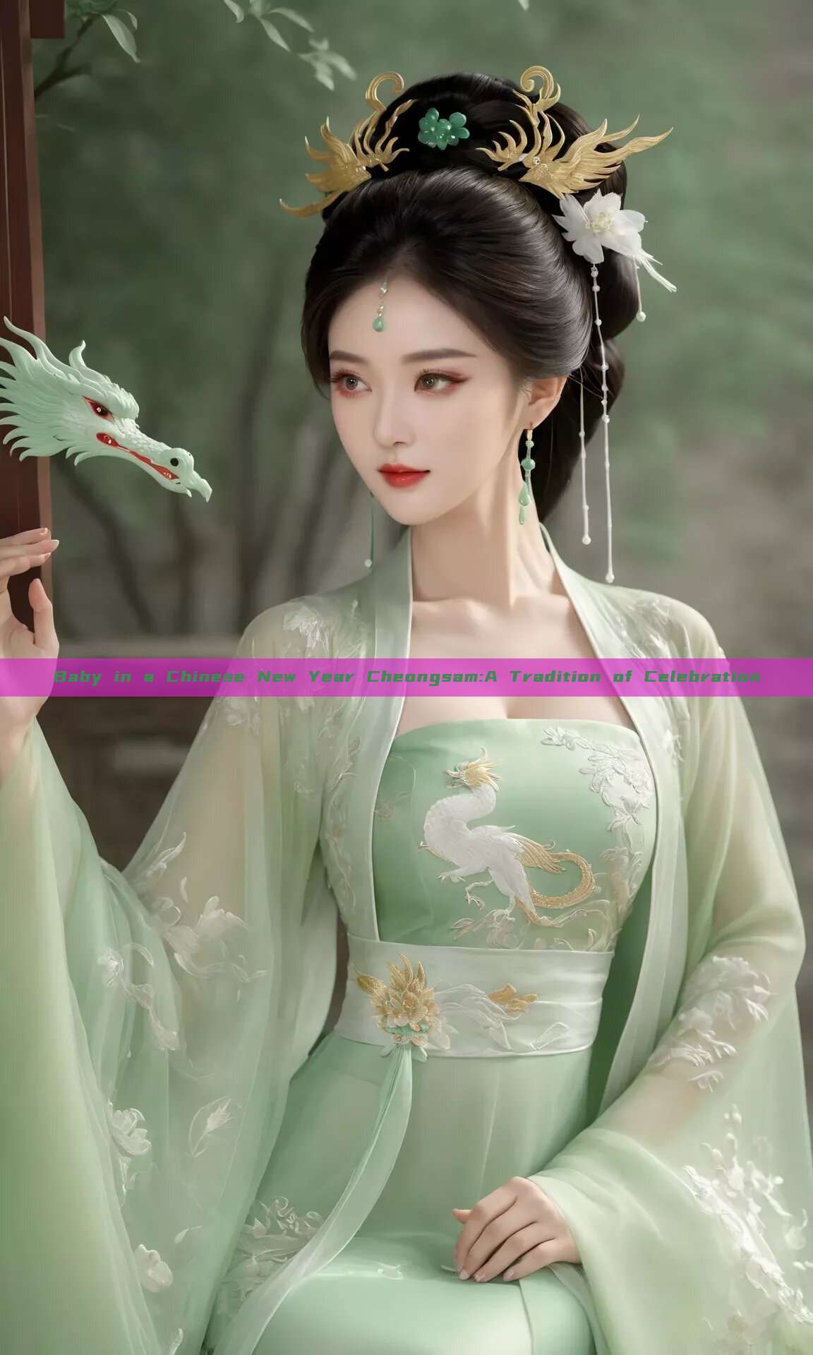 Baby in a Chinese New Year Cheongsam:A Tradition of Celebration
