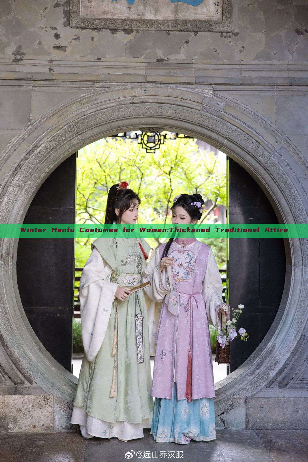 Winter Hanfu Costumes for Women:Thickened Traditional Attire