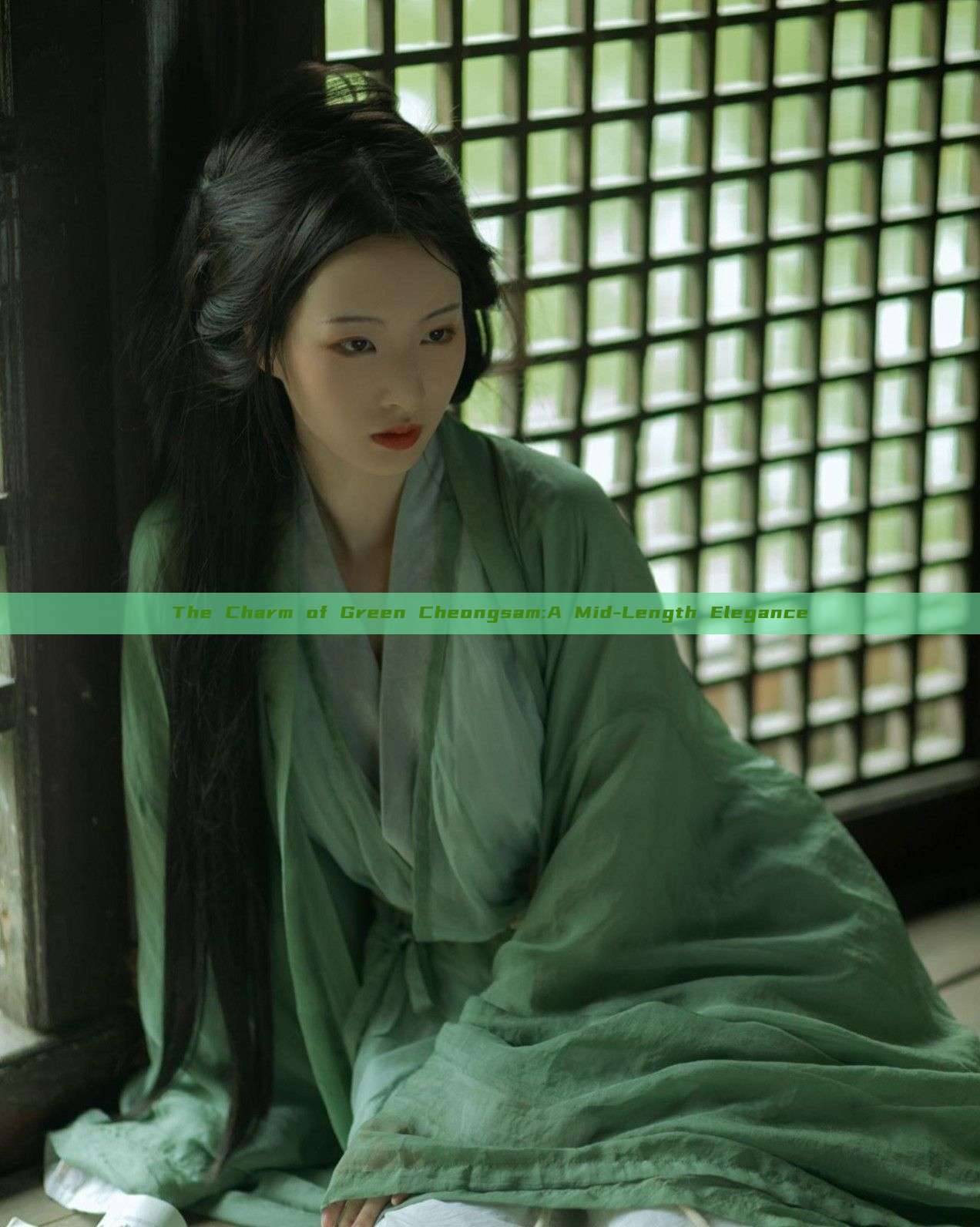The Charm of Green Cheongsam:A Mid-Length Elegance The Charm of Green Cheongsam:A Mid-Length Elegance