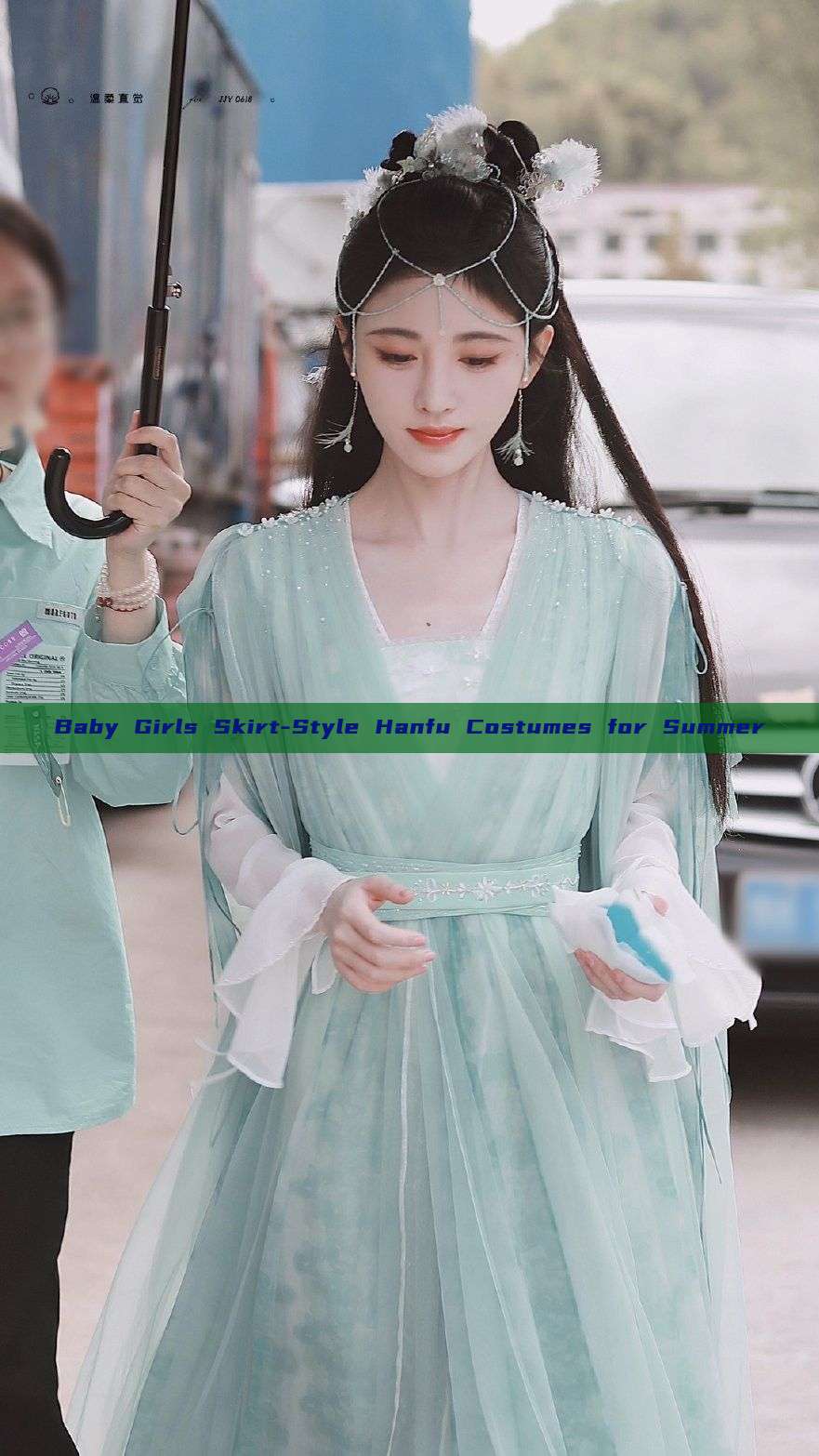 Baby Girls Skirt-Style Hanfu Costumes for Summer Baby Girls Skirt-Style Hanfu Costumes for Summer