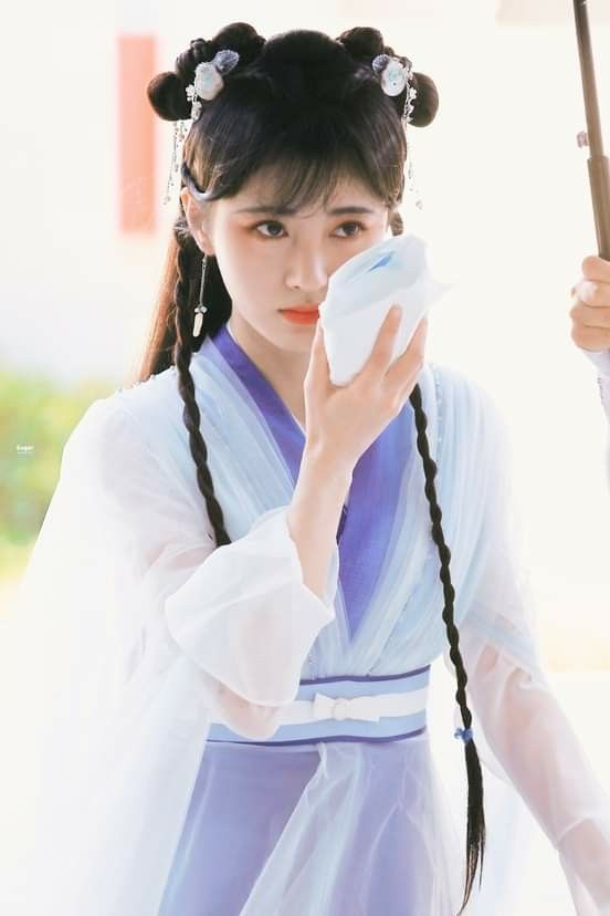 Summer Hanfu Childrens Wear for 7-Year-Old Girls