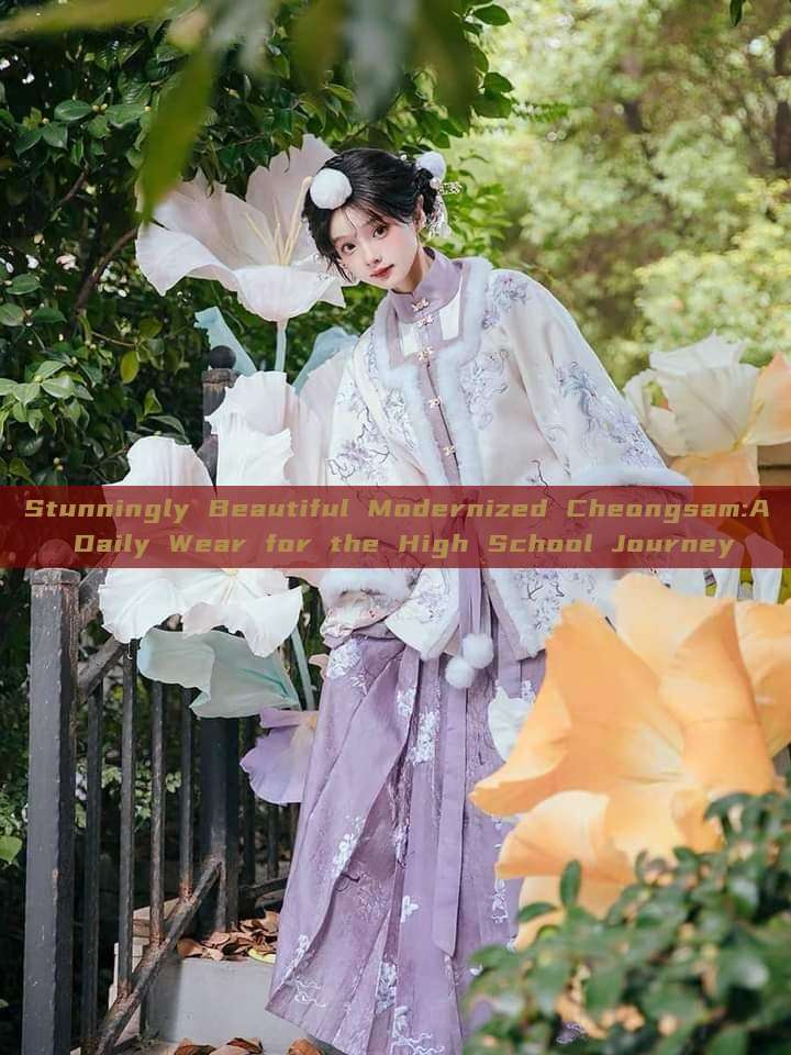 Stunningly Beautiful Modernized Cheongsam:A Daily Wear for the High School Journey