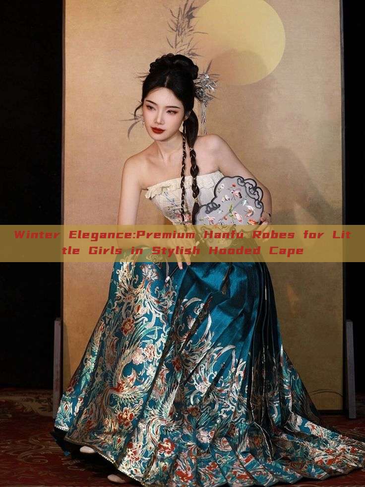 Winter Elegance:Premium Hanfu Robes for Little Girls in Stylish Hooded Cape