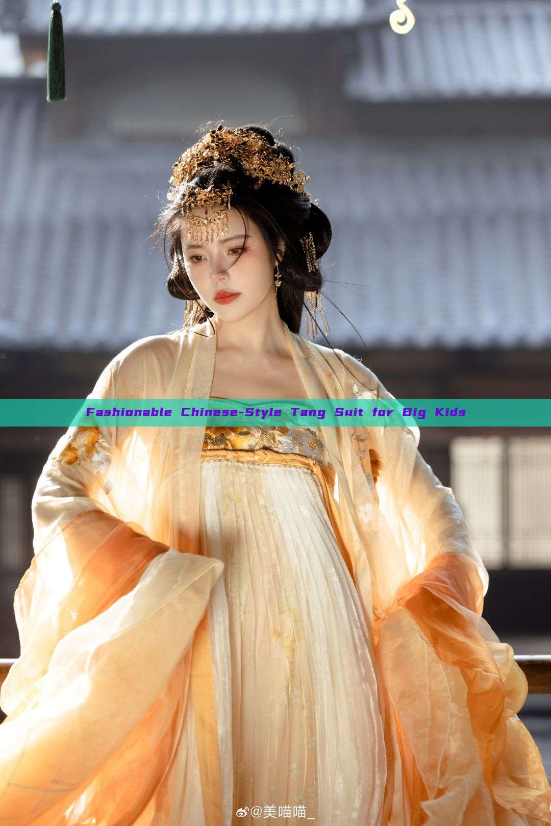 Fashionable Chinese-Style Tang Suit for Big Kids Fashionable Chinese-Style Tang Suit for Big Kids
