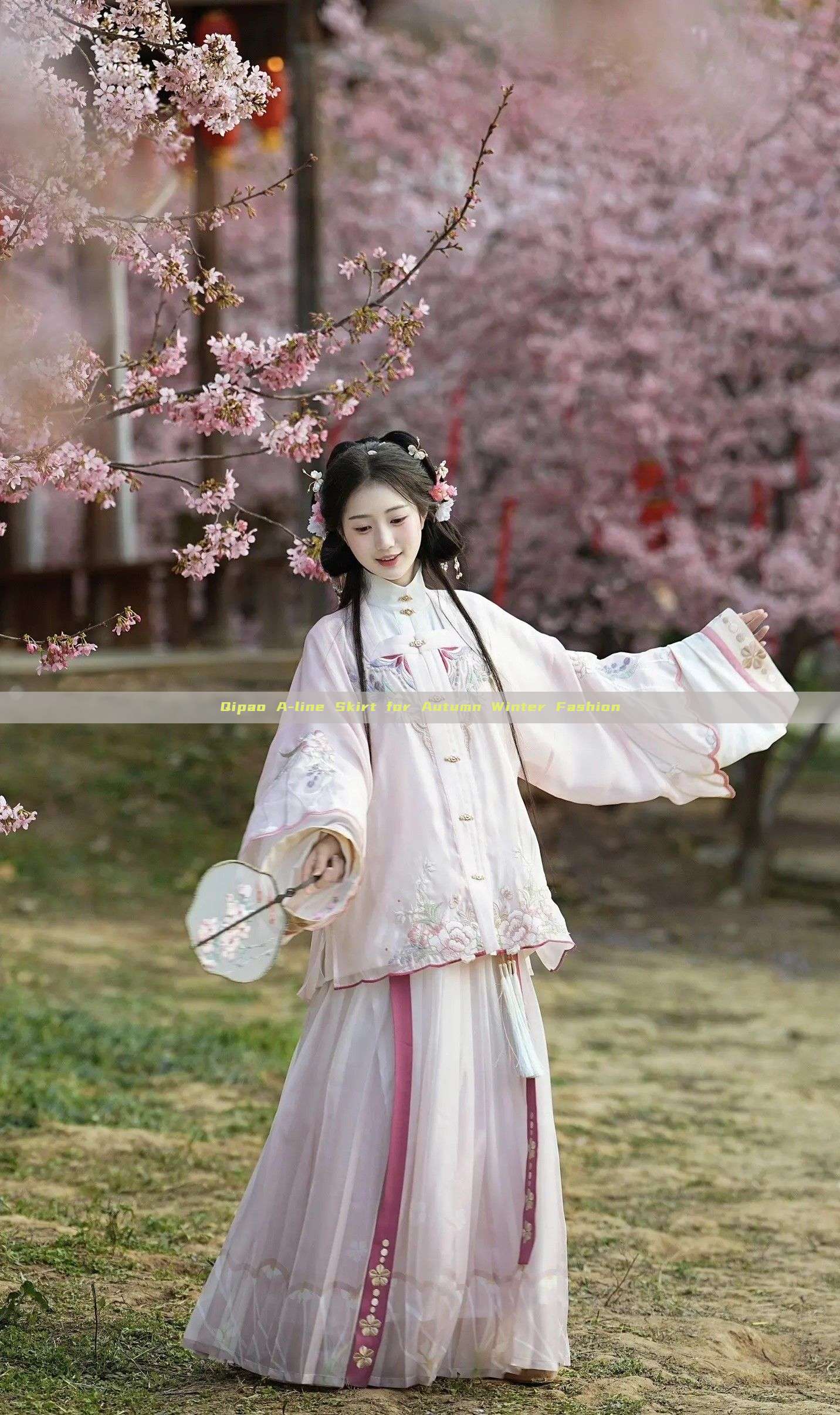 Qipao A-line Skirt for Autumn Winter Fashion Qipao A-line Skirt for Autumn Winter Fashion