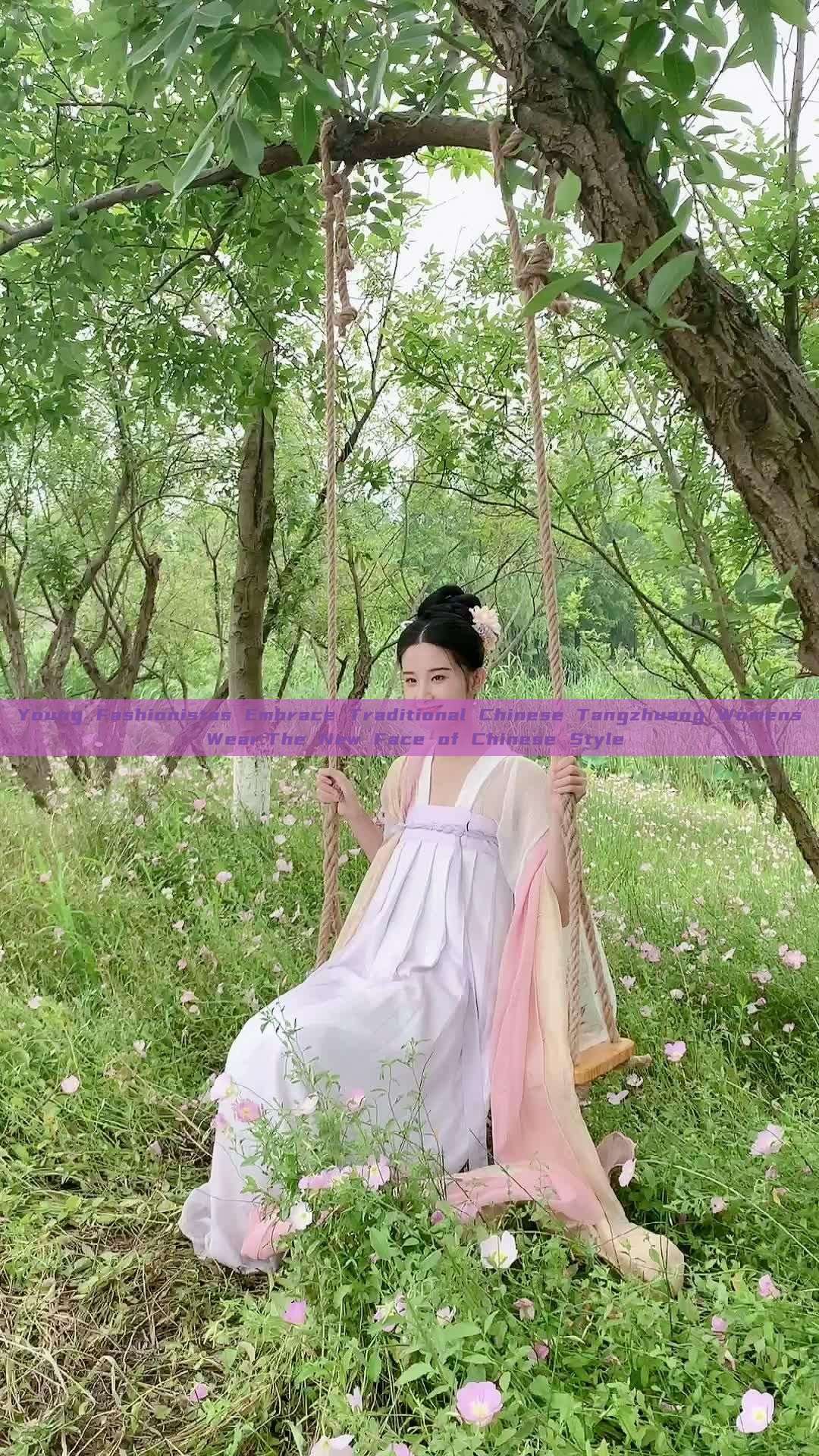 Young Fashionistas Embrace Traditional Chinese Tangzhuang Womens Wear:The New Face of Chinese Style