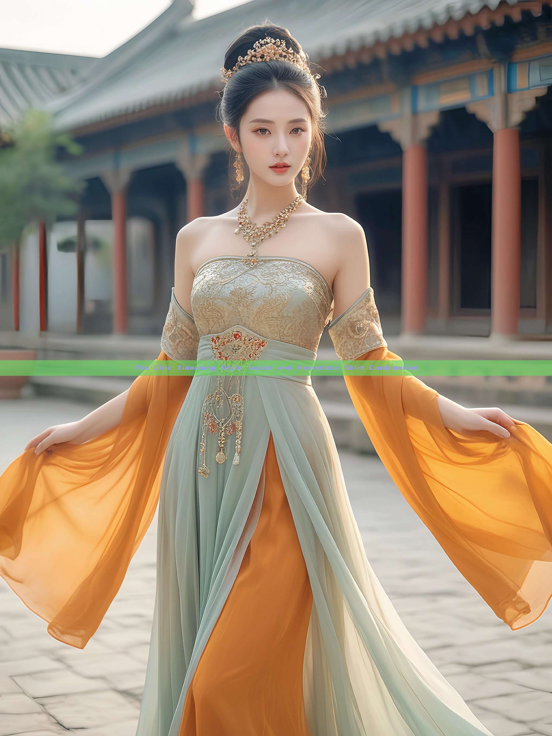 The Chic Xiaoxiang Style Jacket and Horseface Skirt Combination The Chic Xiaoxiang Style Jacket and Horseface Skirt Combination