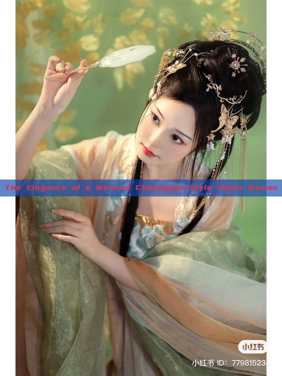 The Elegance of a Waisted Cheongsam-Style Hanfu Woman The Elegance of a Waisted Cheongsam-Style Hanfu Woman