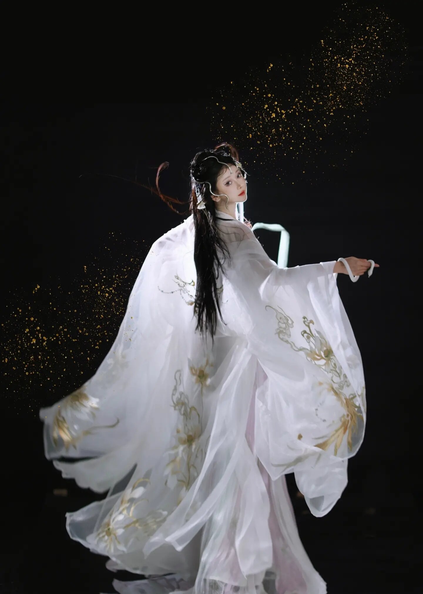 The Elegance of Hanfu Fashion:The Cherry Blossom-Inspired Aircraft Sleeve with a Modern Twist The Elegance of Hanfu Fashion:The Cherry Blossom-Inspired Aircraft Sleeve with a Modern Twist