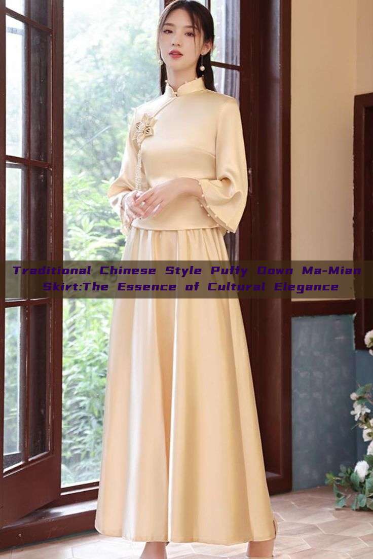 Traditional Chinese Style Puffy Down Ma-Mian Skirt:The Essence of Cultural Elegance
