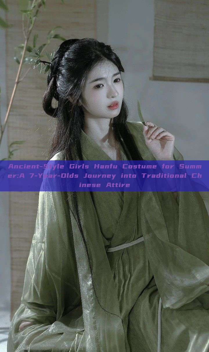 Ancient-Style Girls Hanfu Costume for Summer:A 7-Year-Olds Journey into Traditional Chinese Attire