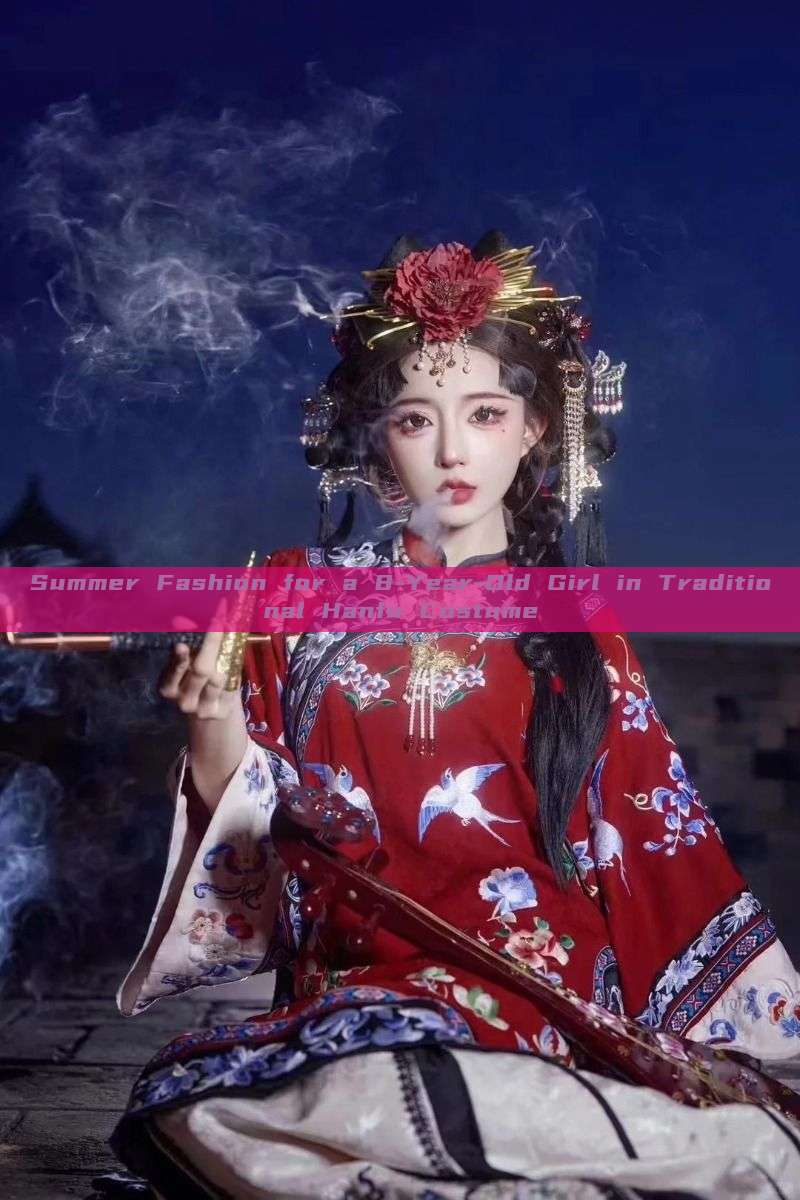 Summer Fashion for a 8-Year-Old Girl in Traditional Hanfu Costume