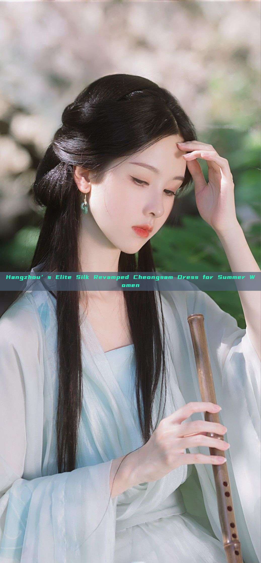 Hangzhou’s Elite Silk Revamped Cheongsam Dress for Summer Women