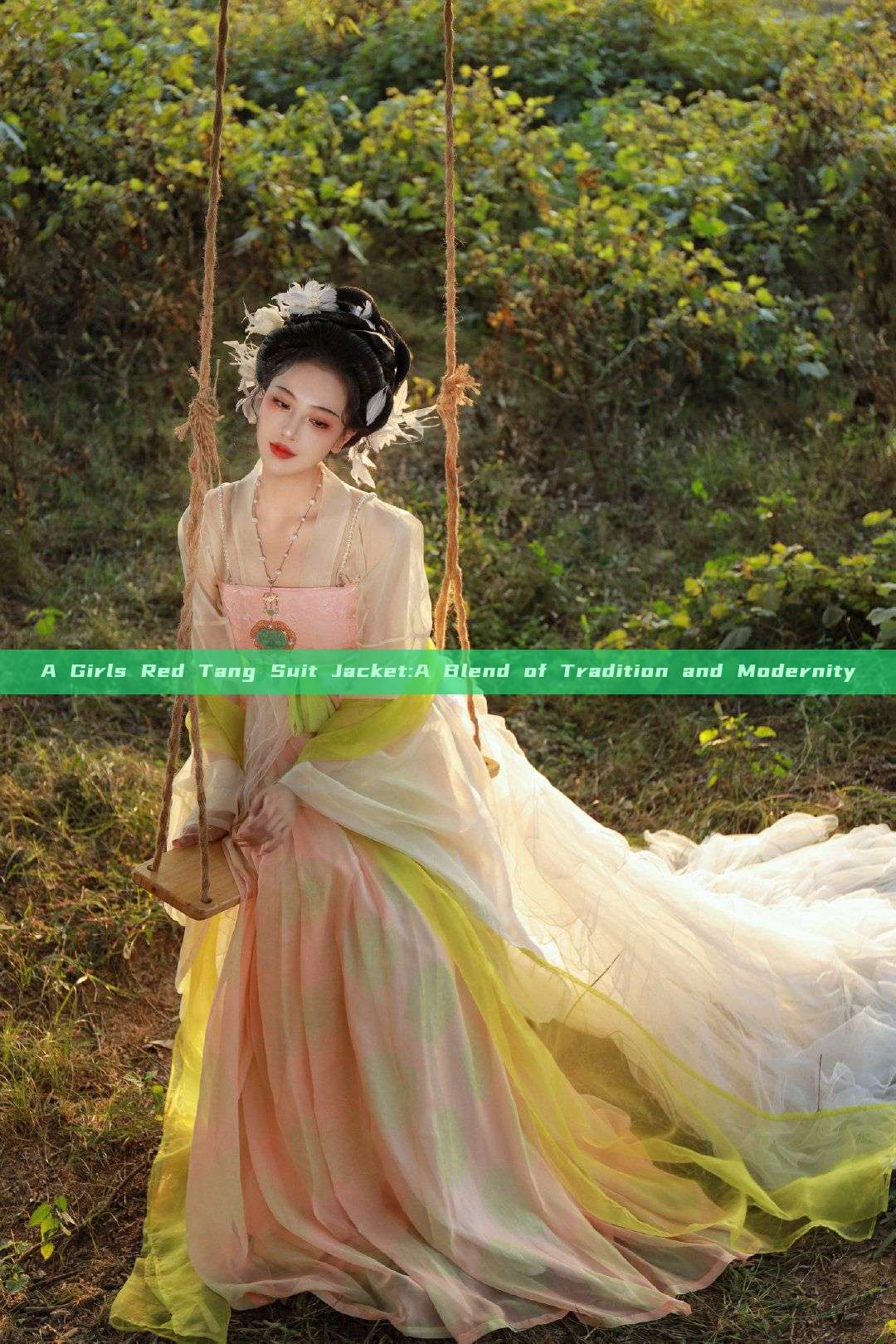A Girls Red Tang Suit Jacket:A Blend of Tradition and Modernity A Girls Red Tang Suit Jacket:A Blend of Tradition and Modernity