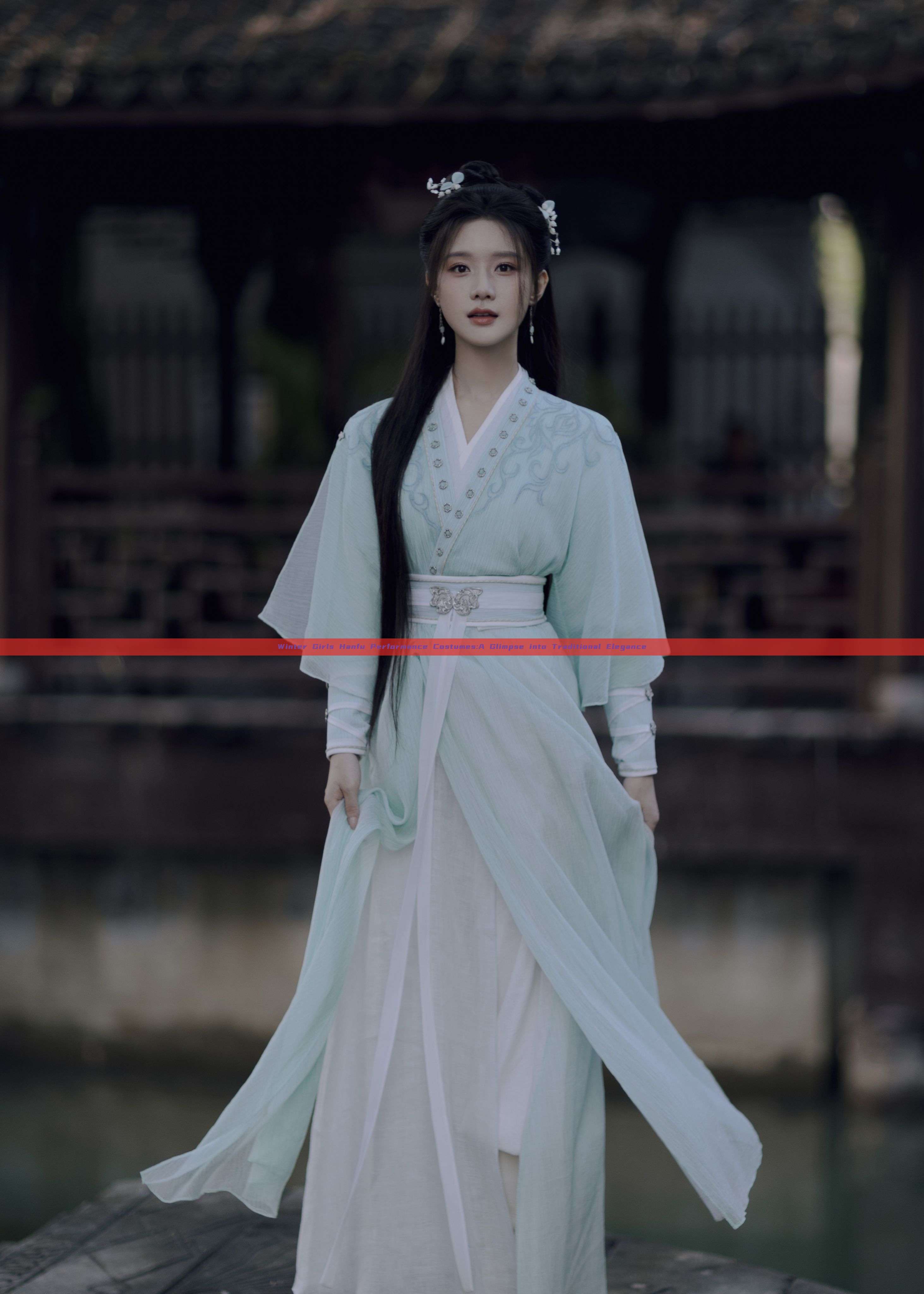 Winter Girls Hanfu Performance Costumes:A Glimpse into Traditional Elegance
