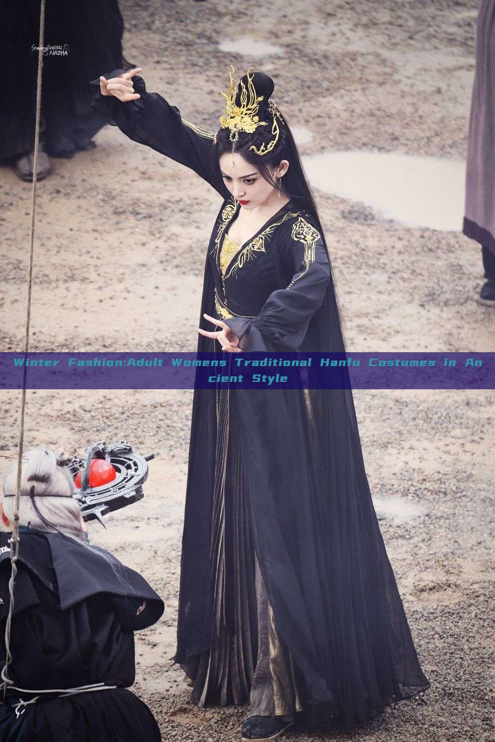 Winter Fashion:Adult Womens Traditional Hanfu Costumes in Ancient Style