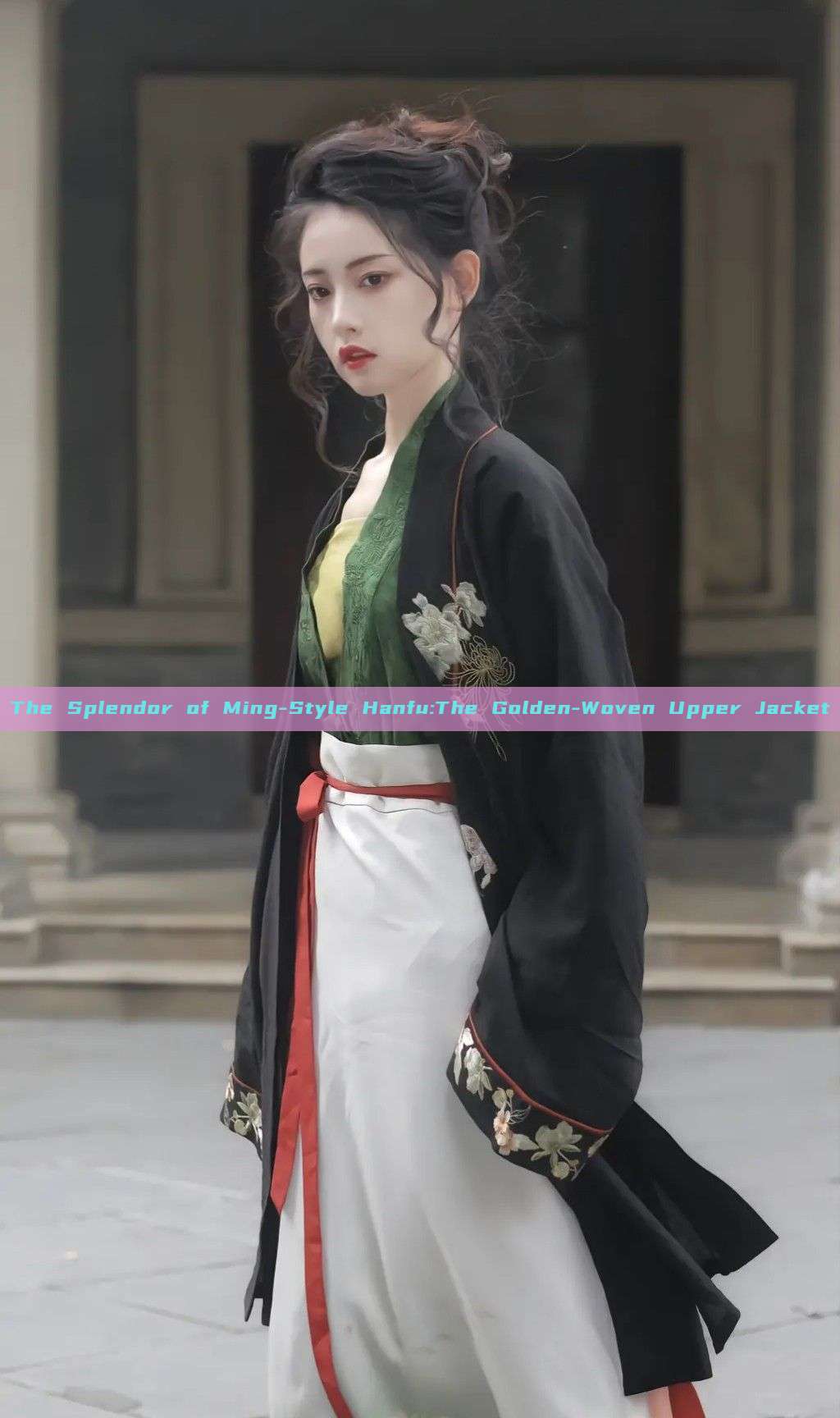 The Splendor of Ming-Style Hanfu:The Golden-Woven Upper Jacket