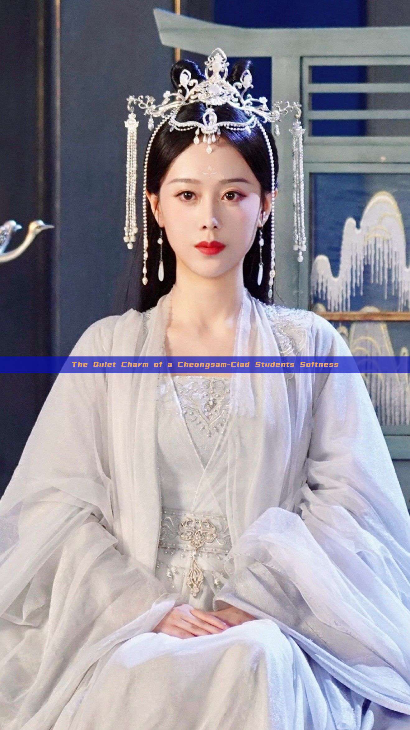 The Quiet Charm of a Cheongsam-Clad Students Softness The Quiet Charm of a Cheongsam-Clad Students Softness