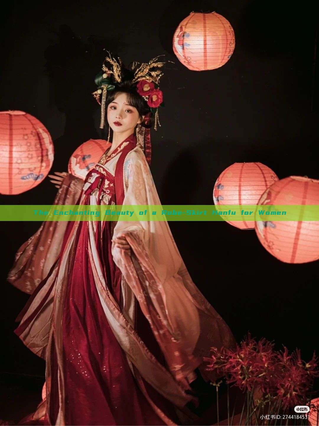 The Enchanting Beauty of a Robe-Skirt Hanfu for Women