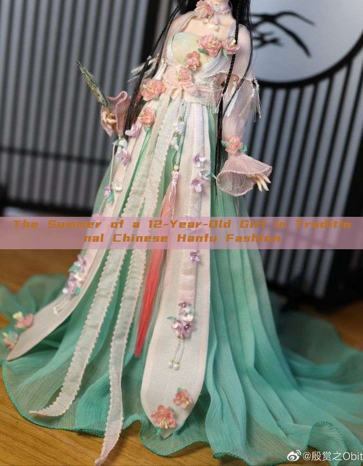 The Summer of a 12-Year-Old Girl in Traditional Chinese Hanfu Fashion
