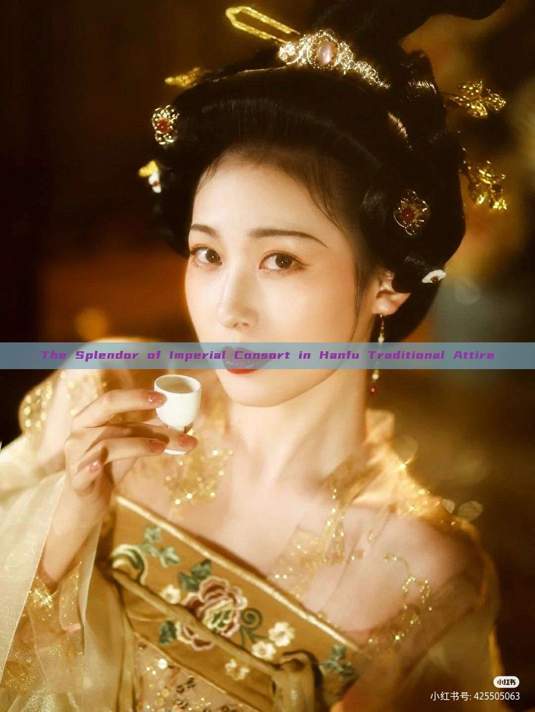 The Splendor of Imperial Consort in Hanfu Traditional Attire