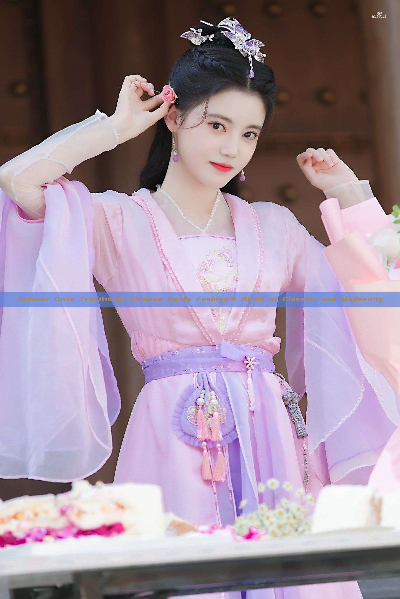 Summer Girls Traditional Chinese Hanfu Fashion:A Blend of Classics and Modernity